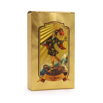 Arany Tarot kártya – Prémium arany mintás jóskártya 